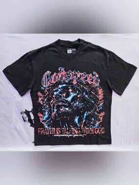Godspeed Black Graphic Prayer Tee - Men